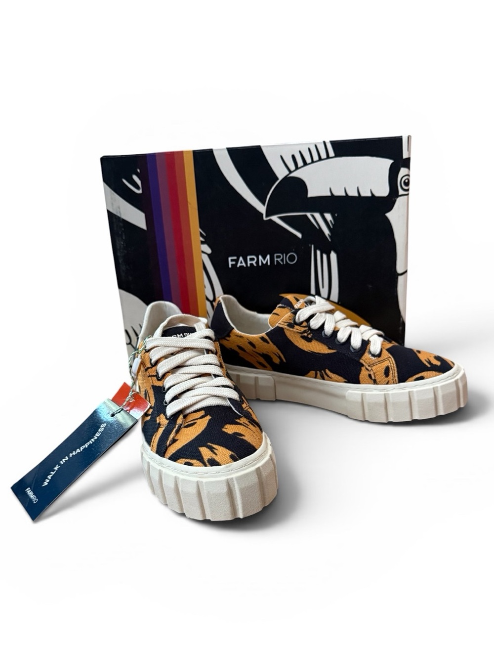 Farm Rio Banana Flatform Sneaker NIB